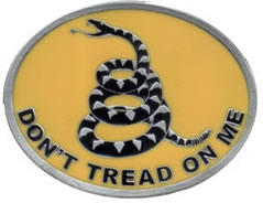 Don't Tread on Me Yellow buckle